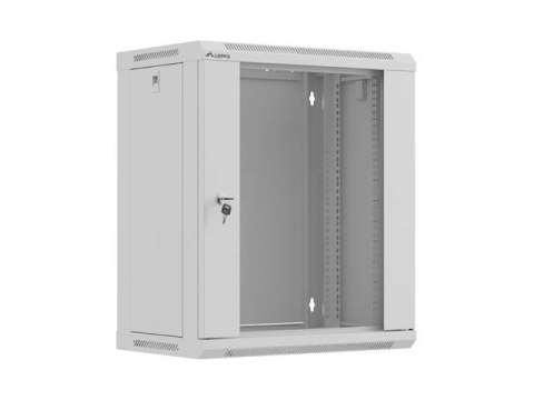 SZAFA INSTALACYJNA RACK WISZĄCA 19" 12U 540X350 SZARA DRZWI PRZESZKLONE LANBERG (FLAT PACK)