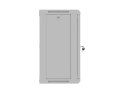 SZAFA INSTALACYJNA RACK WISZĄCA 19" 12U 540X350 SZARA DRZWI PRZESZKLONE LANBERG (FLAT PACK)