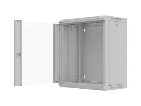 SZAFA INSTALACYJNA RACK WISZĄCA 19" 12U 540X350 SZARA DRZWI PRZESZKLONE LANBERG (FLAT PACK)