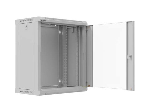 SZAFA INSTALACYJNA RACK WISZĄCA 19" 12U 540X350 SZARA DRZWI PRZESZKLONE LANBERG (FLAT PACK)