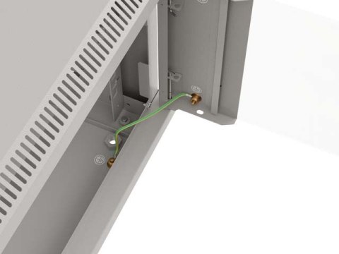 SZAFA INSTALACYJNA RACK WISZĄCA 19" 12U 540X350 SZARA DRZWI PRZESZKLONE LANBERG (FLAT PACK)