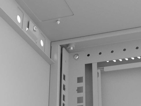 SZAFA INSTALACYJNA RACK WISZĄCA 19" 12U 540X350 SZARA DRZWI PRZESZKLONE LANBERG (FLAT PACK)