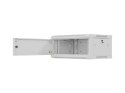 SZAFA INSTALACYJNA RACK WISZĄCA 19" 4U 600X450 SZARA DRZWI METALOWE LANBERG (FLAT PACK)