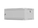 SZAFA INSTALACYJNA RACK WISZĄCA 19" 4U 600X450 SZARA DRZWI METALOWE LANBERG (FLAT PACK)