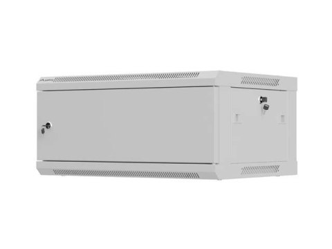 SZAFA INSTALACYJNA RACK WISZĄCA 19" 4U 600X450 SZARA DRZWI METALOWE LANBERG (FLAT PACK)