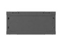 SZAFA INSTALACYJNA RACK WISZĄCA 19" 4U 600X600 CZARNA DRZWI PERFOROWANE LANBERG (FLAT PACK)