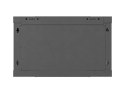 SZAFA INSTALACYJNA RACK WISZĄCA 19" 6U 600X600 CZARNA DRZWI PERFOROWANE LANBERG (FLAT PACK)