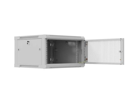 SZAFA INSTALACYJNA RACK WISZĄCA 19" 6U 600X600 SZARA DRZWI PERFOROWANE LANBERG (FLAT PACK)