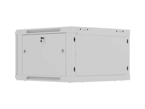 SZAFA INSTALACYJNA RACK WISZĄCA 19" 6U 600X600 SZARA DRZWI PERFOROWANE LANBERG (FLAT PACK)