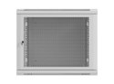 SZAFA INSTALACYJNA RACK WISZĄCA 19" 9U 600X600 SZARA DRZWI PERFOROWANE LANBERG (FLAT PACK)
