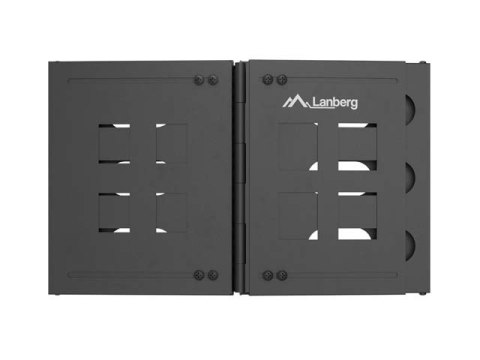 UCHWYT ŚCIENNY RACK 19" 6U 497X400/240 CZARNY LANBERG