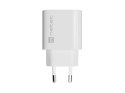 ŁADOWARKA SIECIOWA NATEC RIBERA 1X USB-A + 1X USB-C 20W BIAŁA