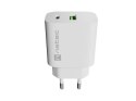 ŁADOWARKA SIECIOWA NATEC RIBERA 1X USB-A + 1X USB-C 20W BIAŁA