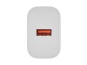 ŁADOWARKA SIECIOWA NATEC RIBERA 1X USB-A 18W BIAŁA