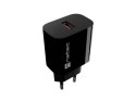 ŁADOWARKA SIECIOWA NATEC RIBERA 1X USB-A 18W CZARNA