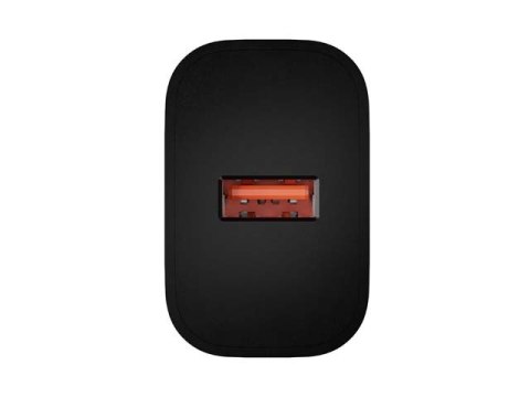 ŁADOWARKA SIECIOWA NATEC RIBERA 1X USB-A 18W CZARNA