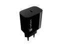ŁADOWARKA SIECIOWA NATEC RIBERA 1X USB-C 20W CZARNA