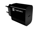 ŁADOWARKA SIECIOWA NATEC RIBERA 1X USB-C 20W CZARNA