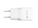 ŁADOWARKA SIECIOWA NATEC RIBERA GAN SLIM 1X USB-A + 1X USB-C 20W BIAŁA