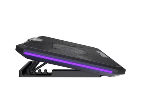 PODSTAWKA CHŁODZĄCA POD LAPTOPA FURY GUNBAI G3 14.1-17.3" Z 2 WENTYLATORAMI, PODŚWIETLENIE RGB, 2USB