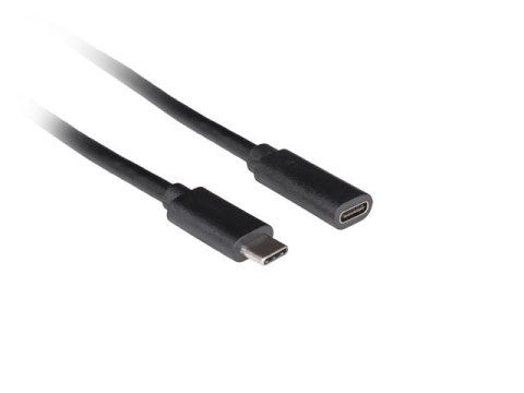 PRZEDŁUŻACZ USB-C M/F 3.1 0.5M CZARNY LANBERG