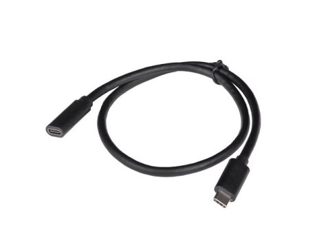 PRZEDŁUŻACZ USB-C M/F 3.1 0.5M CZARNY LANBERG