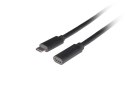 PRZEDŁUŻACZ USB-C M/F 3.1 0.5M CZARNY LANBERG