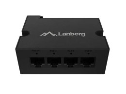 SWITCH LANBERG DIN-FE4-AT-30W 1XIN 3X OUT 100MB POE EXTENDER FAST ETHERNET DIN RAIL AT 30W