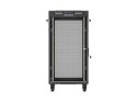SZAFA INSTALACYJNA RACK STOJĄCA 19" 22U 600X600 CZARNA DRZWI PERFOROWANE LCD LANBERG (FLAT PACK) V2