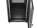 SZAFA INSTALACYJNA RACK STOJĄCA 19" 22U 600X800 CZARNA DRZWI PERFOROWANE LANBERG (FLAT PACK)