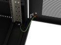 SZAFA INSTALACYJNA RACK STOJĄCA 19" 22U 600X800 CZARNA DRZWI PERFOROWANE LANBERG (FLAT PACK)