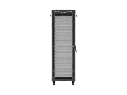 SZAFA INSTALACYJNA RACK STOJĄCA 19" 37U 600X800 CZARNA DRZWI PERFOROWANE LCD LANBERG (FLAT PACK) V2