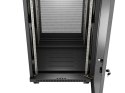 SZAFA INSTALACYJNA RACK STOJĄCA 19" 42U 600X600 CZARNA DRZWI PERFOROWANE LCD LANBERG (FLAT PACK) V2