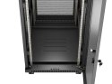 SZAFA INSTALACYJNA RACK STOJĄCA 19" 42U 600X800 CZARNA DRZWI PERFOROWANE LCD LANBERG (FLAT PACK) V2