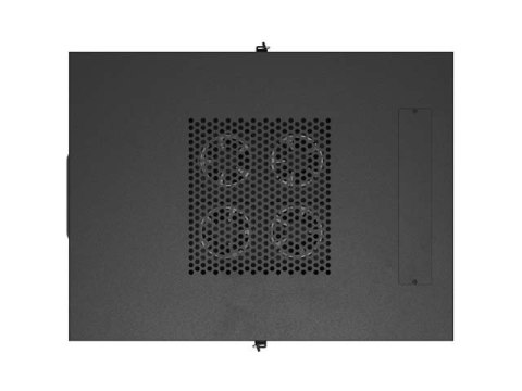 SZAFA INSTALACYJNA RACK STOJĄCA 19" 42U 600X800 CZARNA DRZWI PRZESZKLONE LCD LANBERG (FLAT PACK) V2