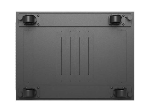SZAFA INSTALACYJNA RACK STOJĄCA 19" 42U 600X800 CZARNA DRZWI PRZESZKLONE LCD LANBERG (FLAT PACK) V2