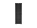 SZAFA INSTALACYJNA RACK STOJĄCA 19" 42U 600X800 CZARNA DRZWI PRZESZKLONE LCD LANBERG (FLAT PACK) V2
