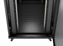 SZAFA INSTALACYJNA RACK STOJĄCA 19" 42U 800X1200 CZARNA DRZWI PERFOROWANE LCD LANBERG (FLAT PACK) V2