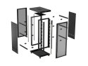 SZAFA INSTALACYJNA RACK STOJĄCA 19" 42U 800X1200 CZARNA DRZWI PERFOROWANE LCD LANBERG (FLAT PACK) V2