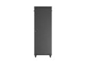 SZAFA INSTALACYJNA RACK STOJĄCA 19" 47U 800X1200 CZARNA DRZWI PRZESZKLONE LCD LANBERG (FLAT PACK) V2