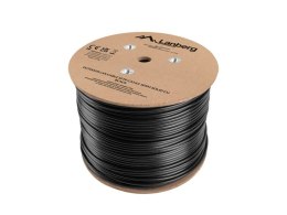 KABEL LAN SFTP KAT.6A 305M DRUT OUTDOOR CU CZARNY FLUKE PASSED LANBERG