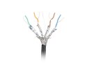 KABEL LAN SFTP KAT.7 305M DRUT OUTDOOR CU CZARNY FLUKE PASSED LANBERG