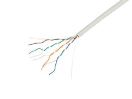 KABEL LAN UTP KAT.5E 305M DRUT CU LSZH SZARY CPR + FLUKE PASSED LANBERG