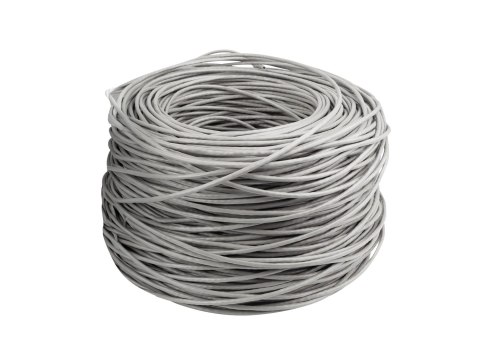 KABEL LAN UTP KAT.6 305M DRUT CU LSZH SZARY CPR + FLUKE PASSED LANBERG