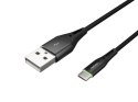 KABEL USB-C(M)->USB-A(M) 2.0 1M OPLOT CZARNY LED NATEC PRATI