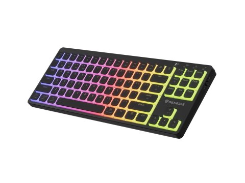 KLAWIATURA DLA GRACZY GENESIS THOR 430 TKL WIRELESS US CZARNA BEZPRZEWODOWA RGB MECHANICZNA OUTEMU P