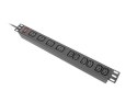LISTWA ZASILAJĄCA RACK PDU 19" LANBERG 1U 16A 2M 4X C19 6X IEC C13 CZARNA C20