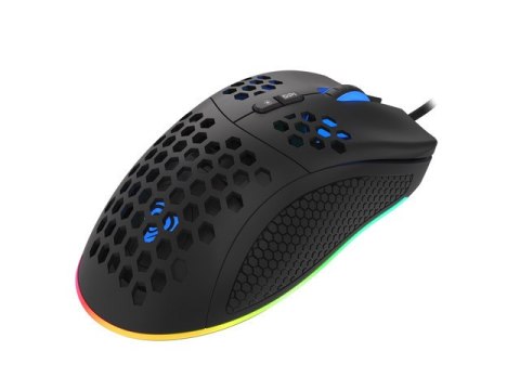 MYSZ DLA GRACZY GENESIS KRYPTON 555 8000DPI RGB CZARNA GAMINGOWA PROGRAMOWALNA