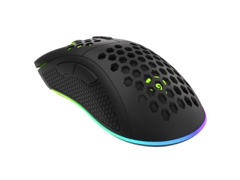 MYSZ DLA GRACZY GENESIS KRYPTON 555 8000DPI RGB CZARNA GAMINGOWA PROGRAMOWALNA