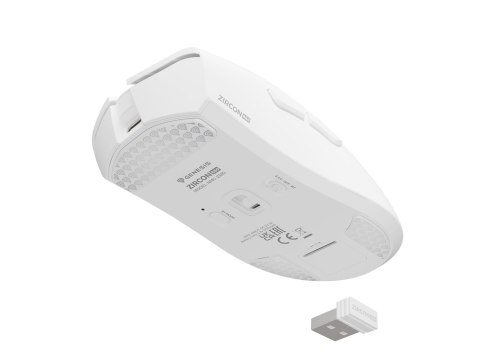 MYSZ DLA GRACZY GENESIS ZIRCON 880 BEZPRZEWODOWA 12000DPI BIAŁA GAMINGOWA